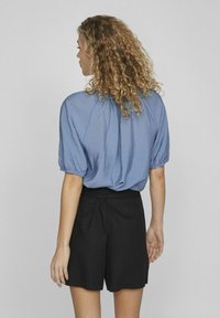 VILA TIE NECK - Blůza - coronet blue