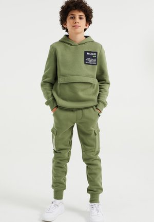 Pantalones deportivos - moss green