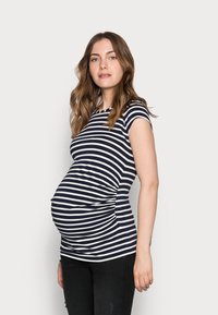 Envie de Fraise KATIA - T-shirt estampada - navy blue/off white