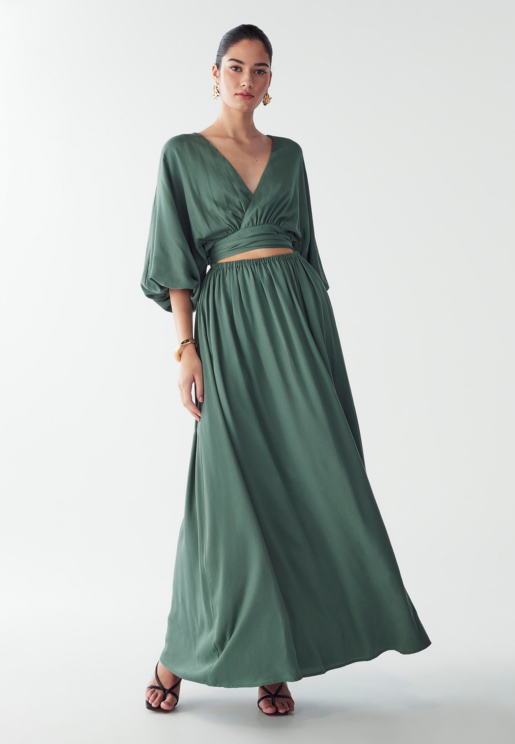 ST MRLO ROWE - Maxi dress - eucalyptus/green - Zalando.ie