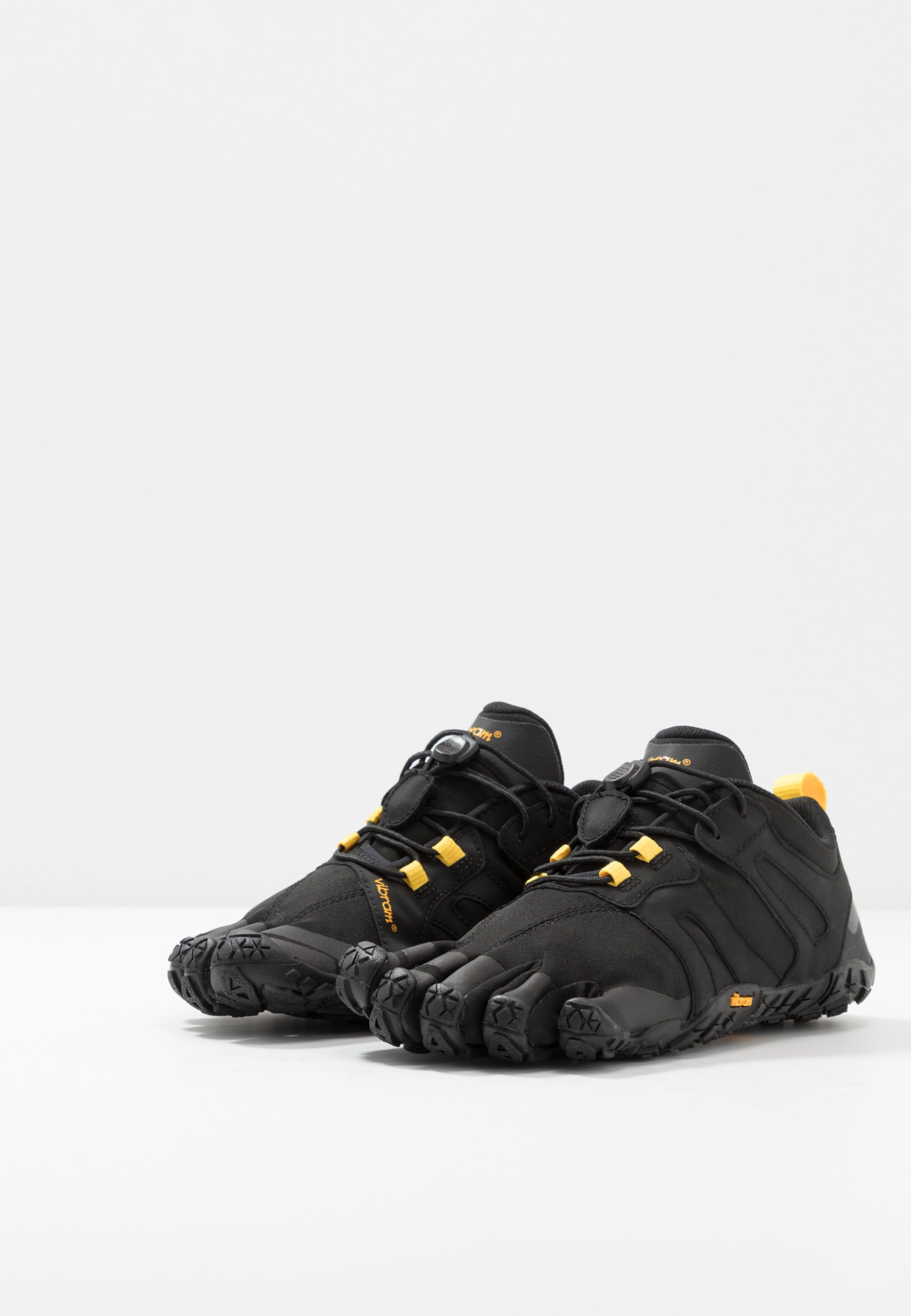 Vibram Fivefingers V-TRAIL 2.0 - Loopschoen neutraal - black/yellow/zwart -  Zalando.be