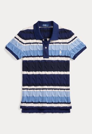 COTTON SHORT SLEEVE POLO SHIRT - Poloskjorter - blue multi stripe