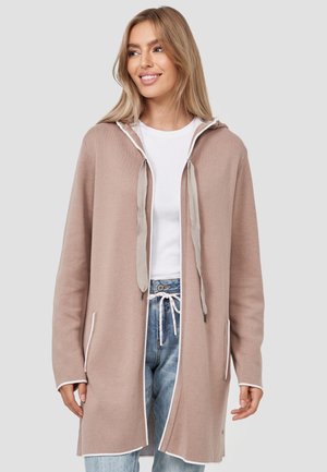 ALICIA - Cardigan - brown-light-melange