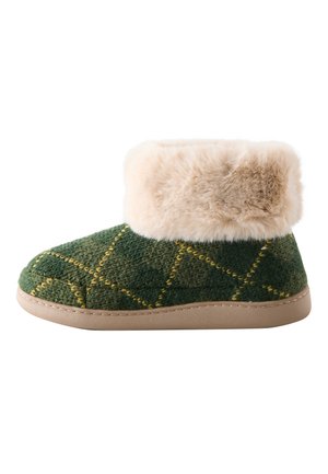 Next Chaussons - green argyle