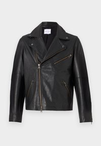 COBAIN BIKER JACKET - Læderjakker - black