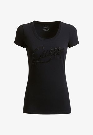 Guess, Camiseta estampada - black