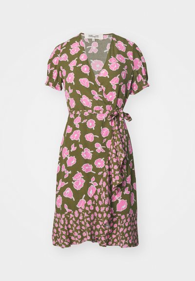 Diane von Furstenberg EMILIA MINI DRESS - Dnevna haljina - rose/khaki