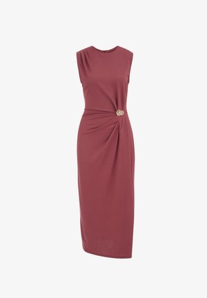 WE Fashion, Robe fourreau - old rose