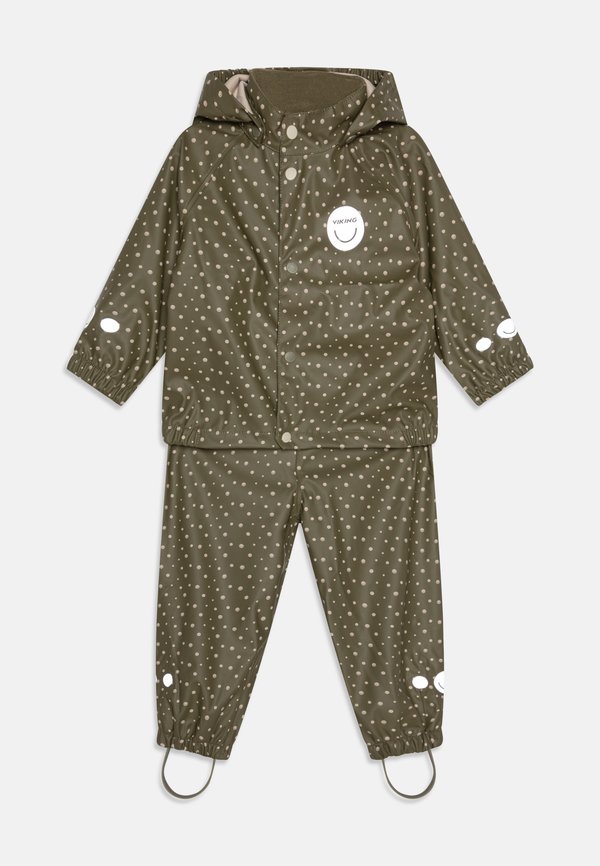 JOLLY PRINT UNISEX SET - Regenhose - olive