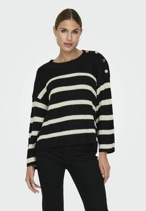 Strickpullover - black