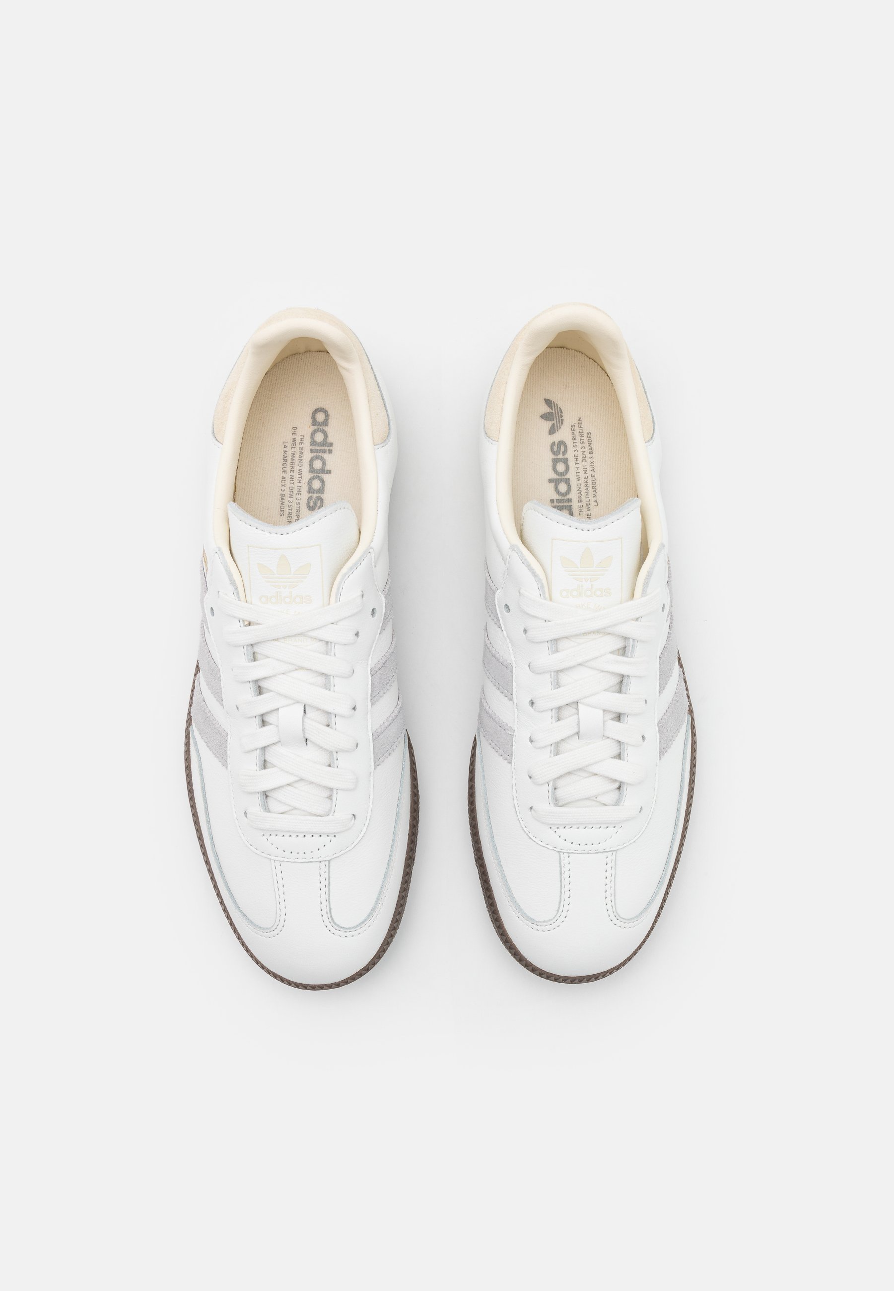 adidas Originals SAMBA OG - Zapatillas - core white/grey two/cream