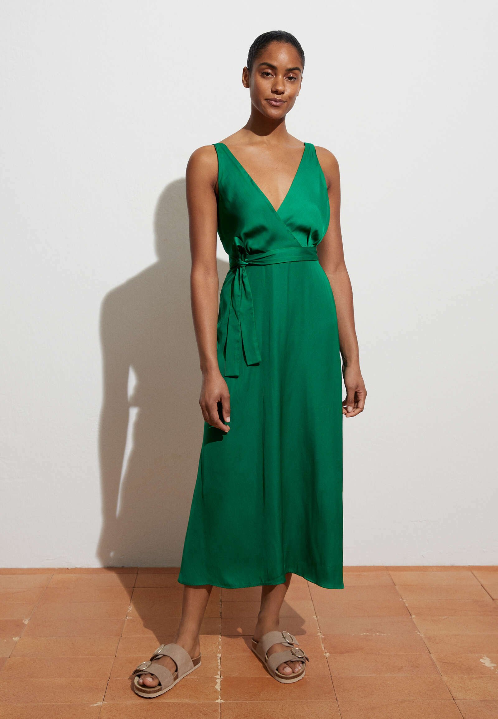robe verte oysho