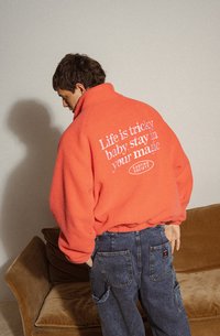 Kaotiko JACKET LIFE IS TRICKY UNISEX - Flísová bunda - red