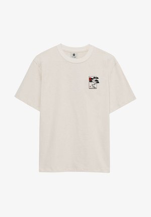 Camiseta estampada - ivory