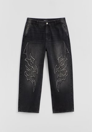 House, JEANS IM BAGGY-FIT - Baggy Jeans - black jeans