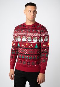 Sublevel Strickpullover - red