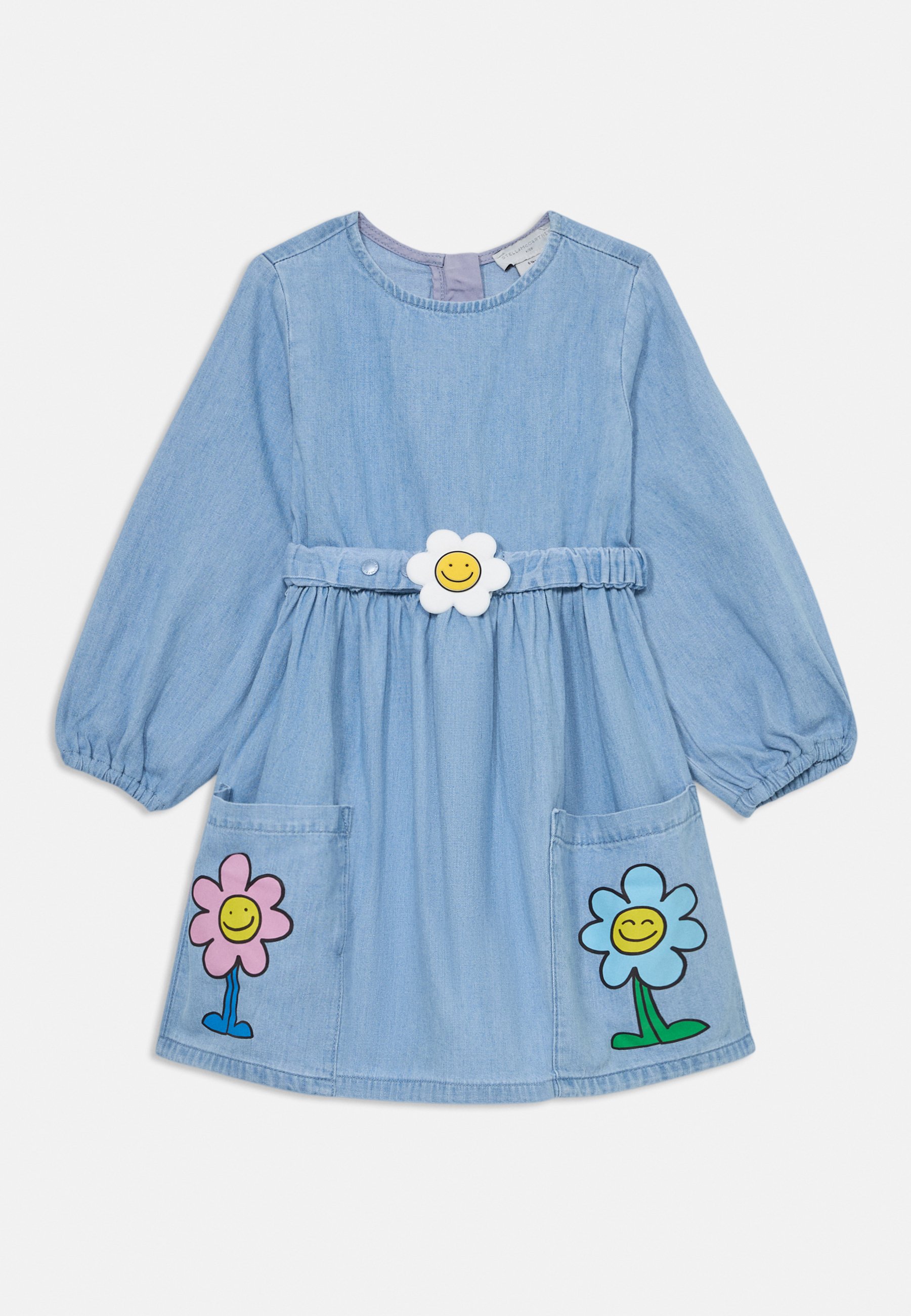 Stella McCartney Kids DRESS - Denim dress - light blue denim/light-blue  denim - Zalando.co.uk