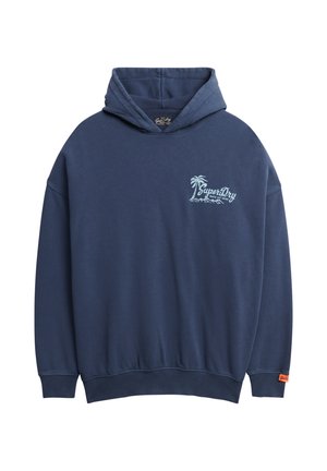 Superdry LO-FI OUTDOOR - Sweat à capuche - nautical navy
