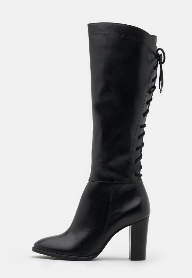 EGO - Bottes à lacets - noir