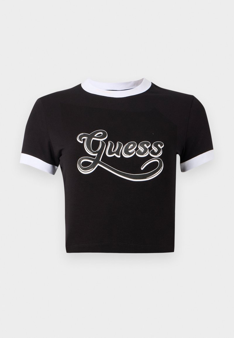 Guess T-shirt print zwart Guess T-shirt print zwart