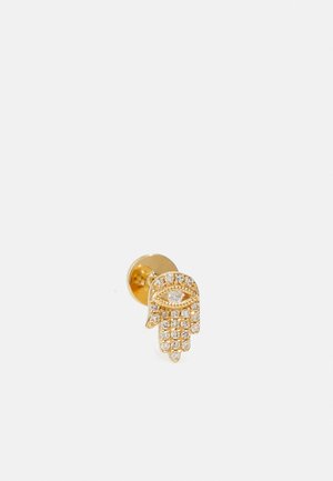 Persée Paris SINGLE EARRING PIERCING HAND OF FATIMA - Yksittäinen korvakoru - yellow gold-coloured
