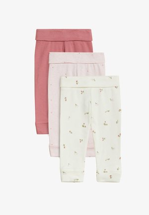 FLORAL & PLAIN - Medias - pink mix