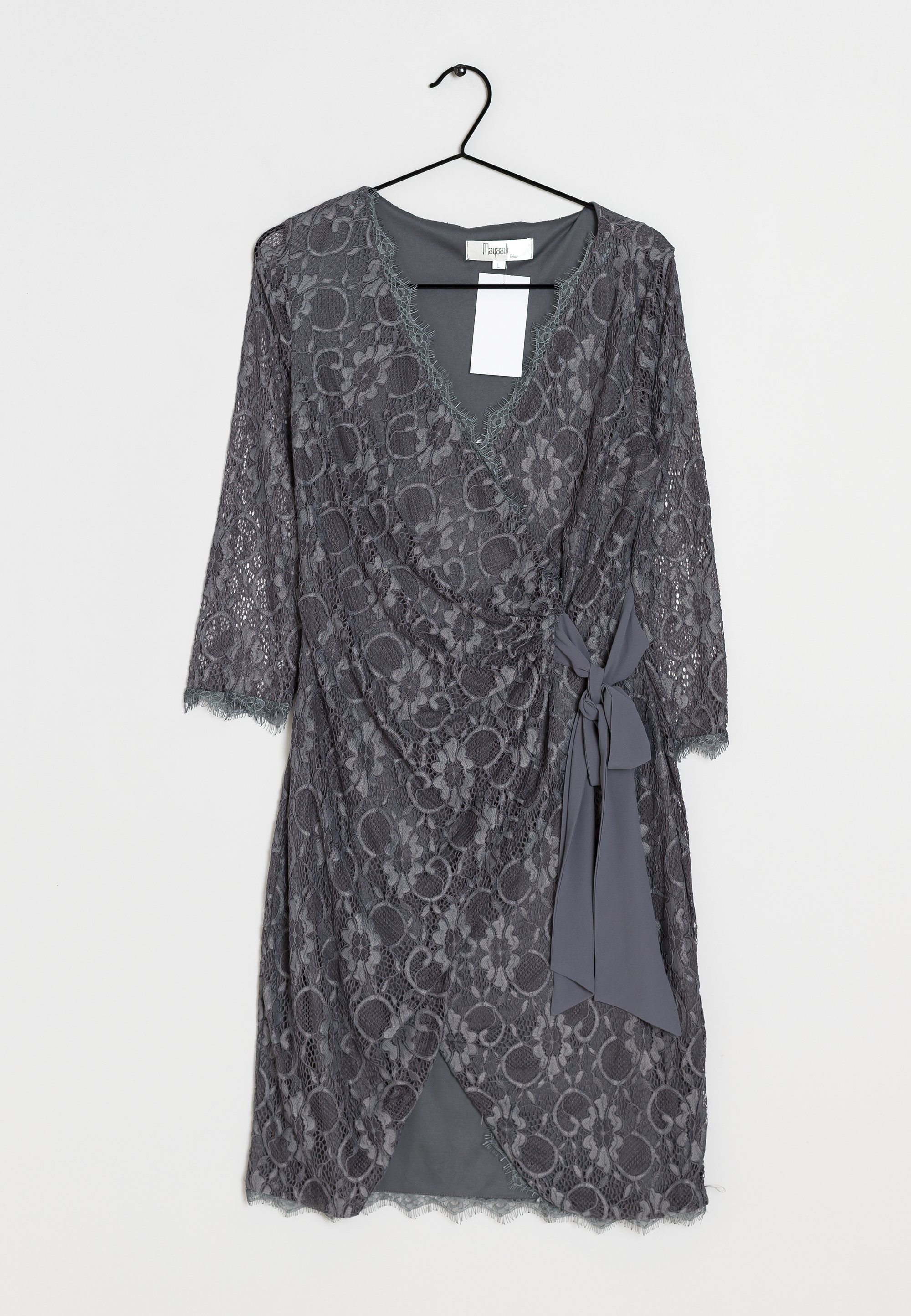 maya deluxe grey dress Cocktail / Party dress - vendor sale dj
