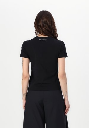 Print T-shirt - black