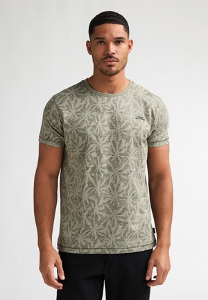 ALL-OVER CROMO - T-shirt imprimé - dusty army