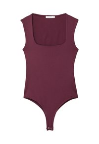 SQUARE NECKLINE - Top - bordeaux