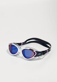 Speedo BIOFUSE 2.0 GOG MIRROR - Plavecké okuliare - white/true navy/sweet purple/flash purple