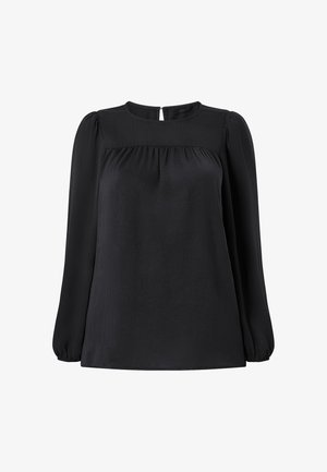 Ellos Plus collection, BLUSE MIT BALLONÄRMELN - Bluse - black