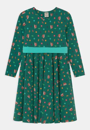 PARTY SKATER DRESS - Vestito di maglina - dark green/red