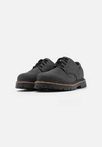 Birkenstock HIGHWOOD LACE LOW REGULAR UNISEX - Stringate sportive - black