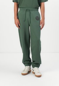 Noisy May NMMILES PANT UNISEX - Pantalon de survêtement - cilantro/black