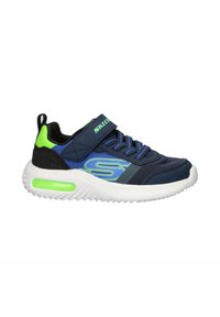 Skechers BOUNDER TECH - Baskets basses - blauw