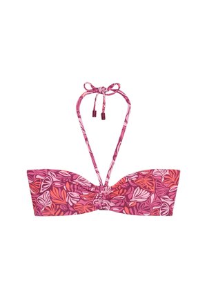 Marc O'Polo, ABSTRACT - Top de bikini - raspberry coulis leaf print