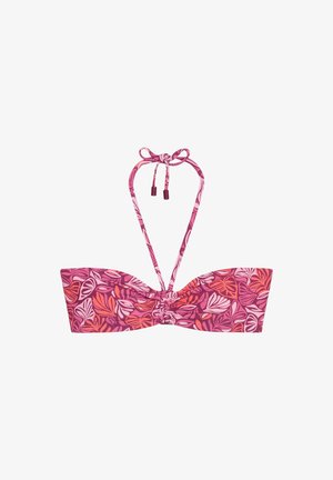 Marc O'Polo, ABSTRACT - Top de bikini - raspberry coulis leaf print