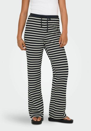 ONLY JOGGING FABIOLA LOCKER GESCHNITTEN  - Kelnės - black