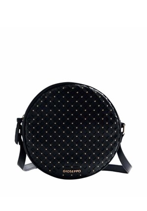 Gioseppo, BOLSO REDONDO CON EXTERIOR TRENZADO WASCOTT - Sac bandoulière - black