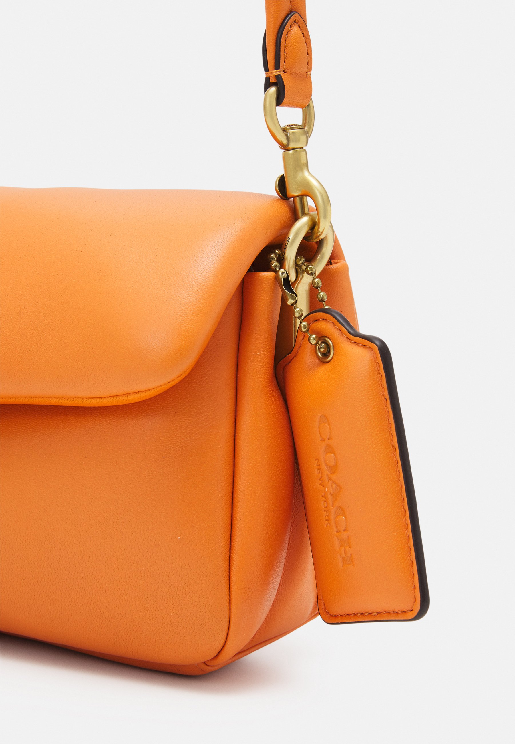 coach pillow tabby candied orange