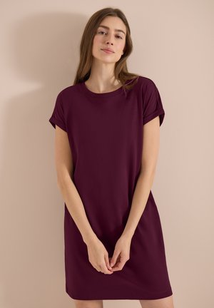 Cecil, T-shirtjurk - sweet grape red