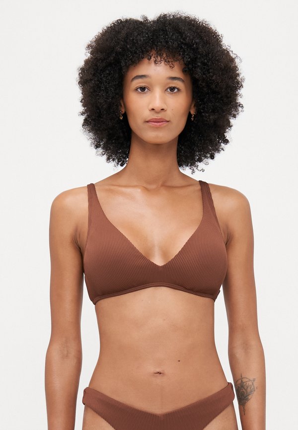 LOVE THE OCEANA - Bikini top - tiramisu