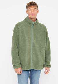 Derbe KUSCHELBY - Giacca in pile - hedge green