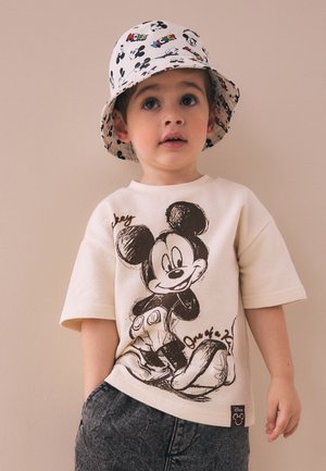 Next, MICKEY MOUSE BUCKET  - Hoed - ecru white all-over-print