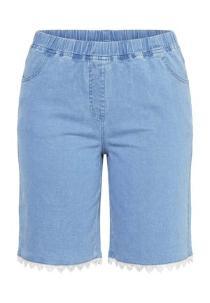 MIAMODA, Shorts di jeans - pale blue
