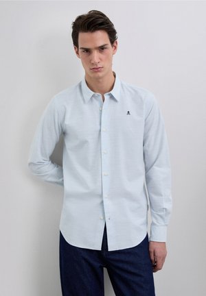 ABBOT - Hemd - white stripes