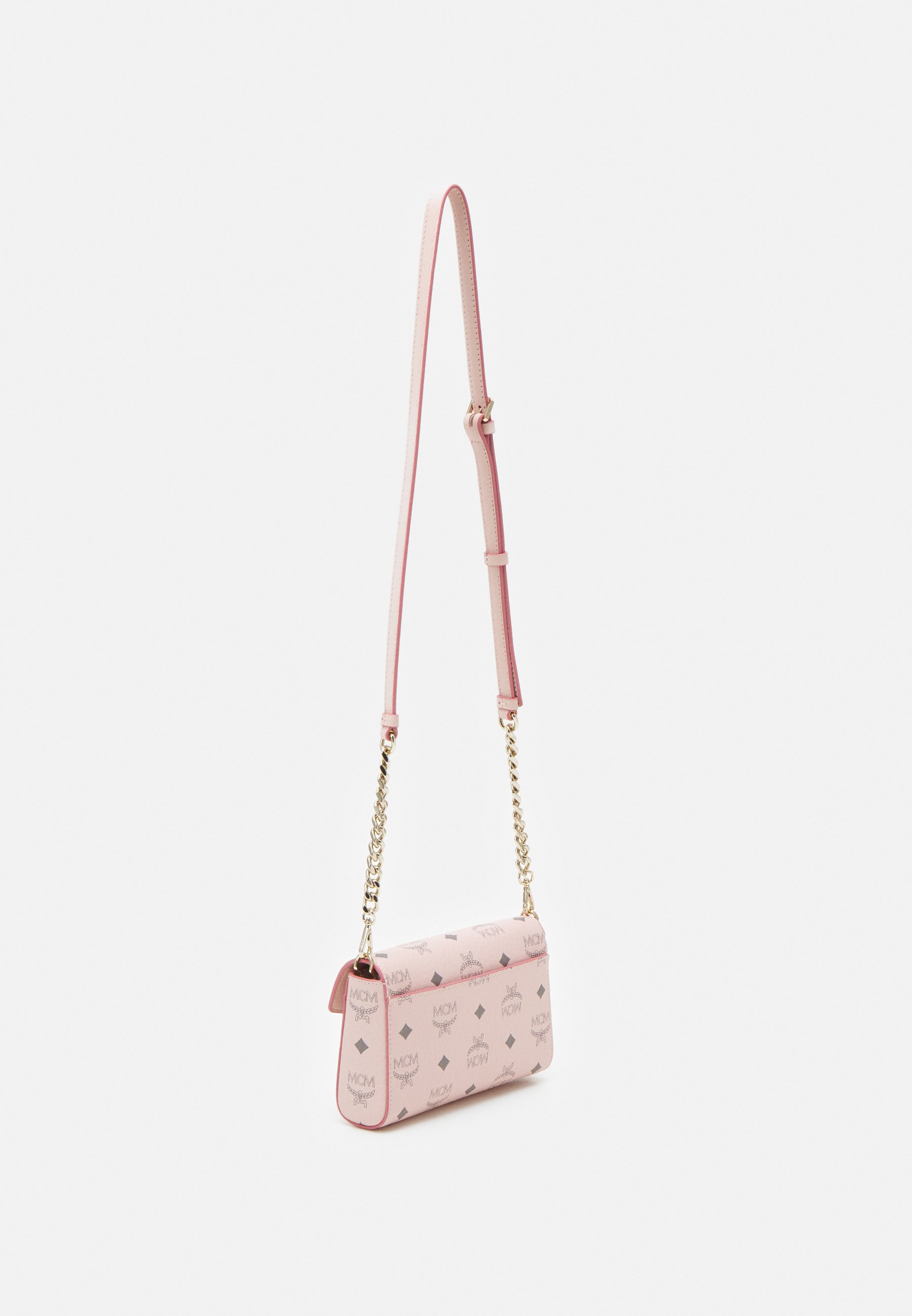 mcm powder pink crossbody bag