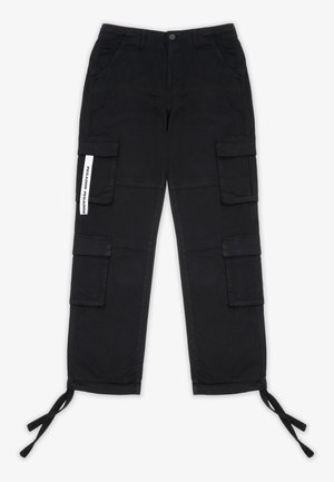 Pegador TANAMI WIDE PANTS - Pantaloni cargo - black