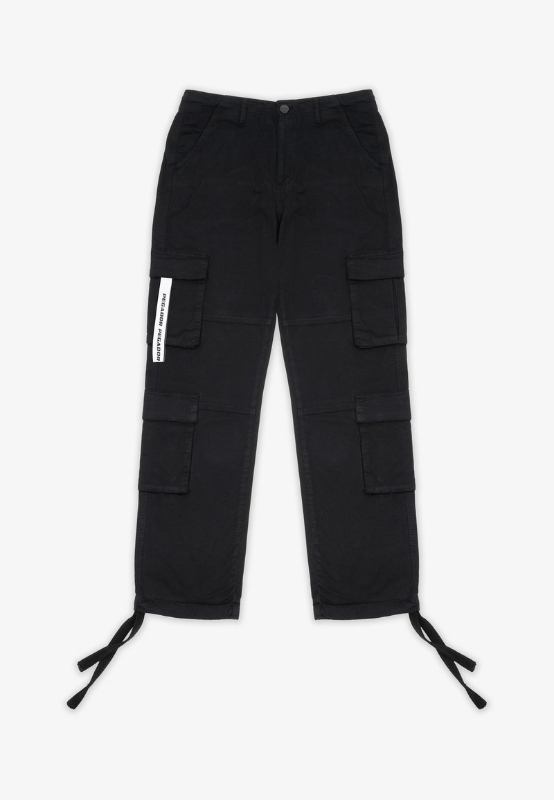 Pegador TANAMI WIDE PANTS - Armijas stila bikses - black